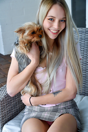 Skinny Blonde Lily Via FTV Girls